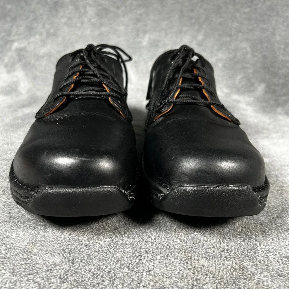 Red Wing Work Shoes StitchMax 6703 Oxford Aluminum Toe Black Leather Mens 8.5 EE